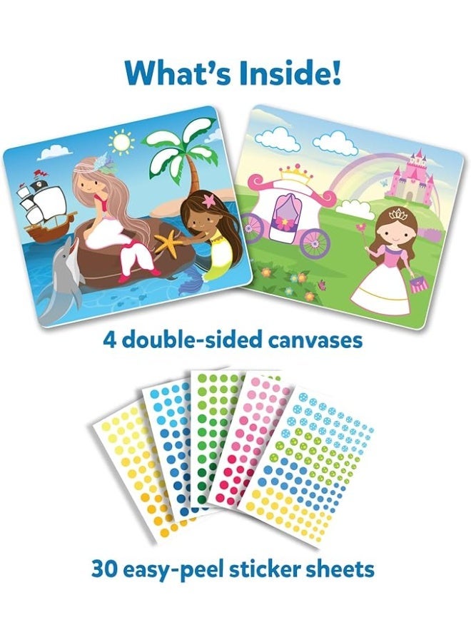 Skillmatics Dot It Sticker Art - Unicorns & Princesses, Mess-Free Fun for Kids, 500+ Stickers, Craft Kits, DIY Activity, Travel Toys, Gifts for Girls & Boys Ages 3, 4, 5, 6, 7 - Image 5